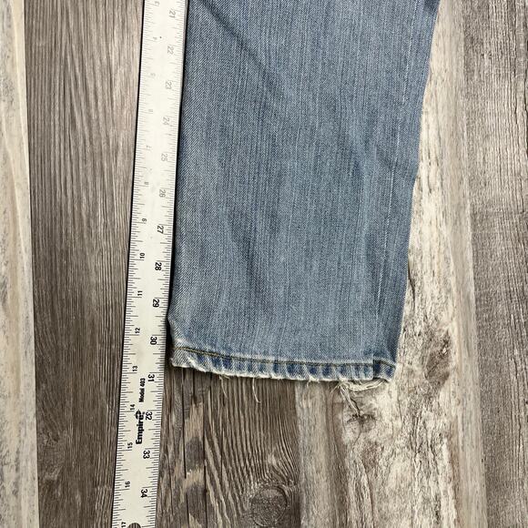 2000s Levis Silver Tab Faded Light Wash Blue Mens 35x30 Skater Bootcut Jeans Y2K - Picture 10 of 14